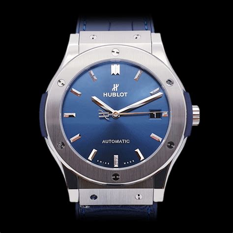 hublot classic fusion blue 38 mm|Hublot classic fusion titanium price.